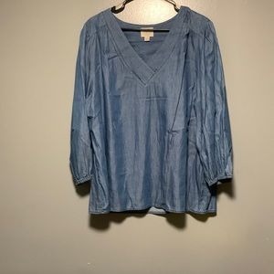 St John’s Bay women denim blouse